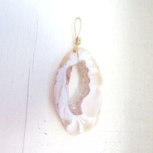 Geode Slice Necklace